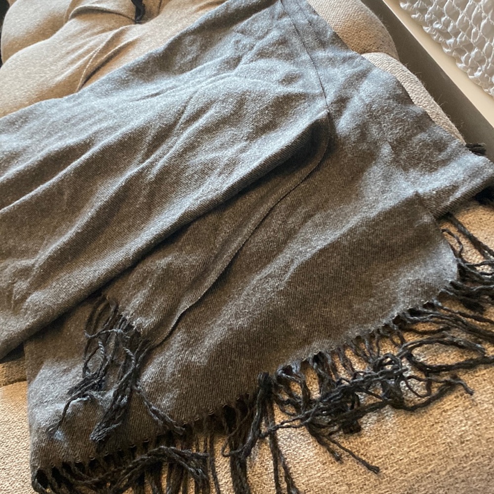 Huge grey scarf